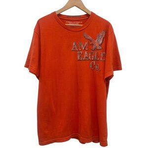 American Eagle Outfitters Men's Bold Orange Tee